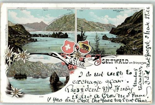 3807 Iseltwald 1903 - Rothornkette Insel