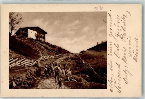 7180 Disentis Mustér - Ort lt. Stempel Almauftrieb