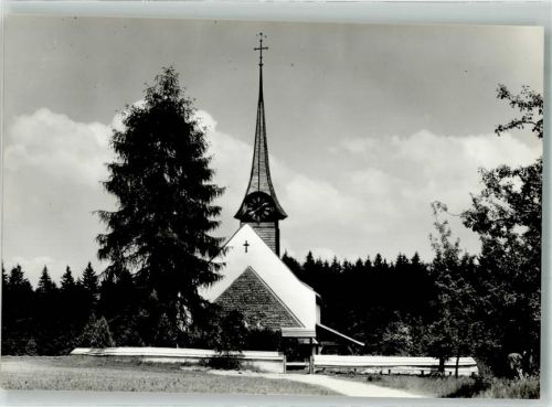 3538 Röthenbach im Emmental Foto AK Kirche Würzbrunnen