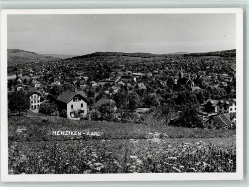 5737 Menziken Foto AK Vue generale, gute Erhaltung AK