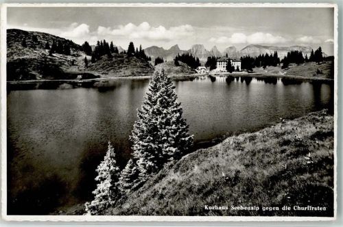 Seebenalp Foto AK Kurhaus Churfirsten Foto Gaberell