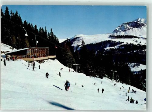 7075 Churwalden Winter Gasthaus Pradaschier Seilbahn