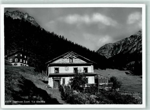 7556 Ramosch 1956 - Gasthaus Zuort Val Sinestra