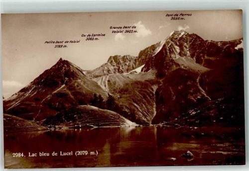 1986 Arolla - Lac bleu de Lucel