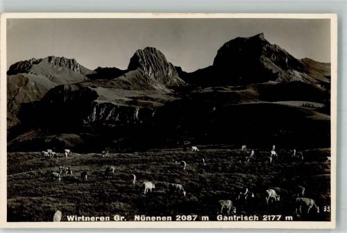 Gantrisch Foto AK Wirtneren Gr. Nünenen Gantrisch