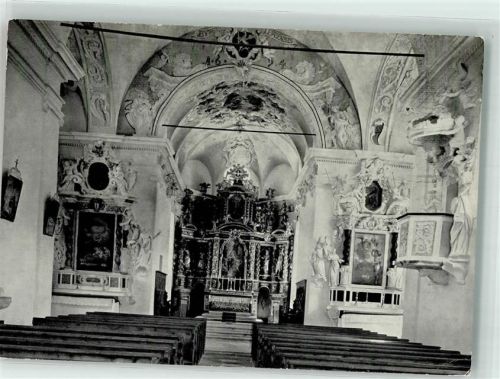 3953 Leuk Stadt Loèche-la-Ville - Kapelle Innenansicht Altar U. L. Frau vom Ringacker