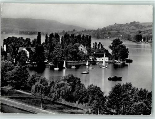 8266 Steckborn - Hotel-Restaurant Glarisegg Untersee Seegelboote Motorboot