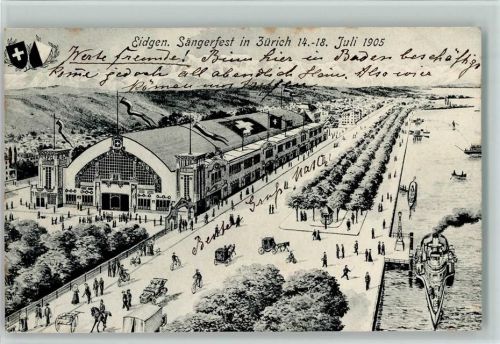 8000 Zürich Künstlerkarte 1905 Eidgen. Sängerfest