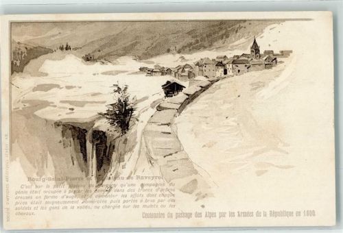 1946 Bourg-St-Pierre - Plateau de Raveyre Centenaire du passage des Alpes par les Armees de la Republique en 1800