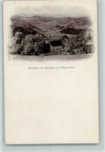 8488 Gyrenbad - Aussicht ins Toesstal und Alpenkette