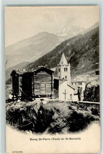1946 Bourg-St-Pierre - Kirche