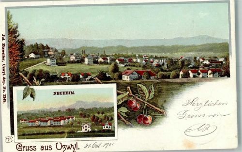 9240 Uzwil 1901 Foto AK Neuheim