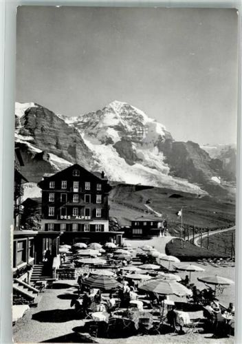 Scheidegg 1960 Foto AK Hotel Gasthaus Des Alpes Kleine Scheidegg