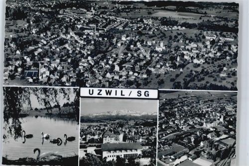 9240 Uzwil - Fliegeraufnahme, Schwan