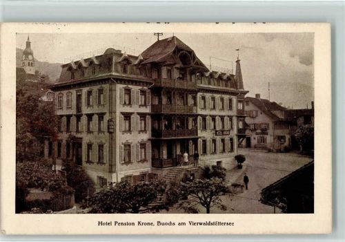 6374 Buochs - Hotel Pension Krone Vierwaldstättersee Bollerwagen