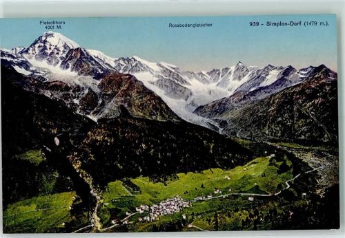 3907 Simplon Dorf - Fletschhorn Rossbodengletscher