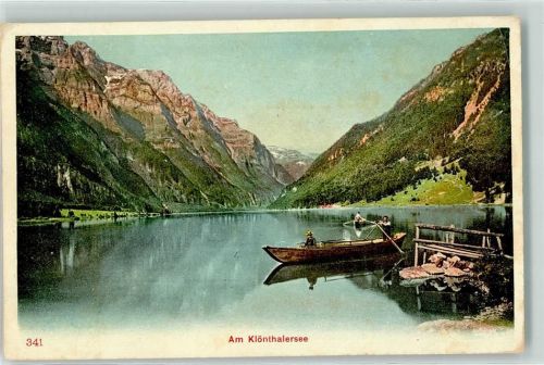 8750 Klöntal - See Ruderboot