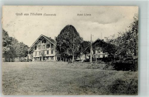 3416 Affoltern im Emmental 1906 Foto AK Hotel Löwen