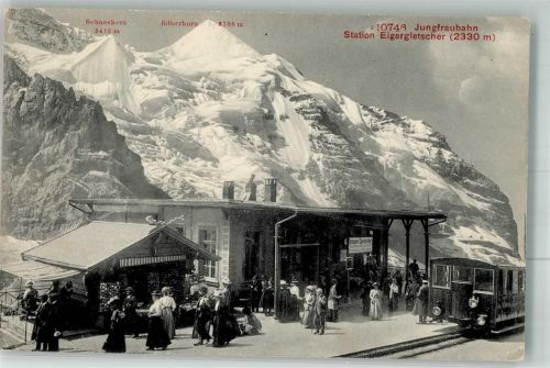 3823 Eigergletscher Winter Bahnhof Station Eigergletscher