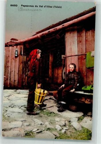 1873 Val-d'Illiez 1916 - Bäuerinnen