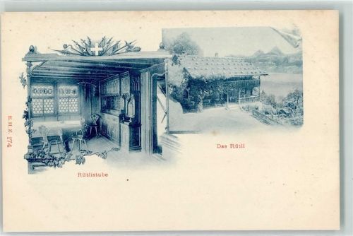 6441 Rütli - Rütlihaus aussen und innen