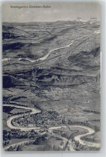 8953 Dietikon - aus d. Vogelperspektive