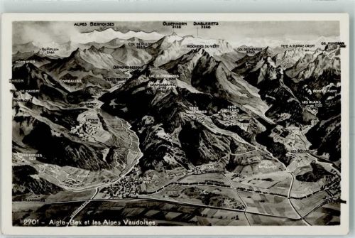 1860 Aigle - Bex et les Alpes Vaudoises