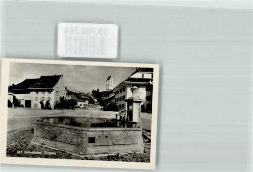 4460 Gelterkinden FOTO KEINE AK Dorfplatz Foto Gaberell Werbung Sullana Zigaretten Serie