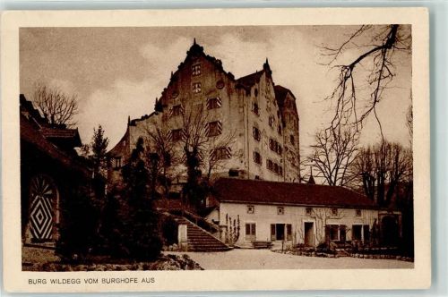 5103 Wildegg - Burg vom Burghof aus