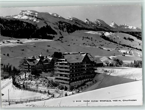 Churfirsten - Hotel Acker Wildhaus Winteraufnahme