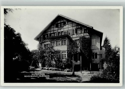 4460 Gelterkinden 1930 Foto AK Pensionnat Tanneck