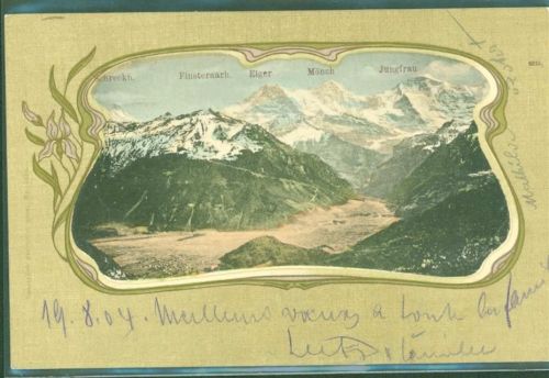 3823 Eigergletscher 1904 - Pasepartout