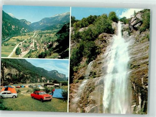 6760 Faido - Campingplatz Chigciogna Wasserfall