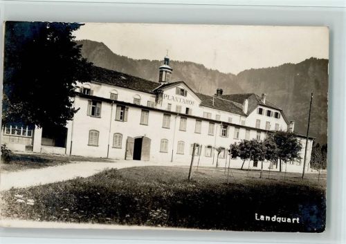 7302 Landquart 1936 Foto AK Plantahof, gute Erhaltung AK