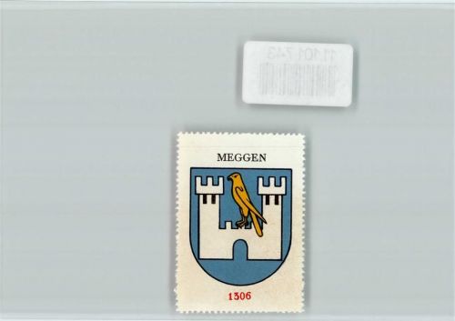 6045 Meggen - Vignette Wappen Kaffee Hag ca 1920-1940