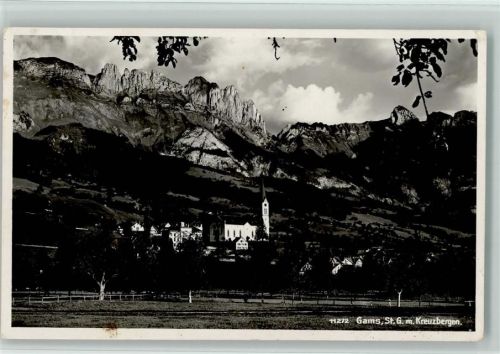 9473 Gams - St. G. mit Kreuzbergen