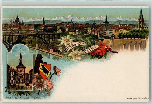 3000 Bern Berne Lithographie