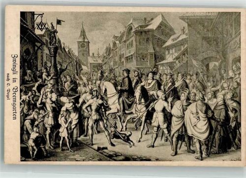 5620 Bremgarten AG Foto AK Reformations-Feier Gedächtnis-Postkarte 1517-1917