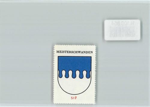 5616 Meisterschwanden - Vignette Wappen Kaffee Hag ca 1920-1940 Meisterschwanden