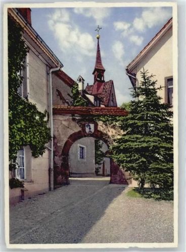 St Chrischona - Aufgang zur Kirche