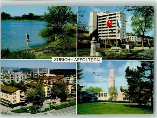 8910 Affoltern am Albis - 4-Bildkarte