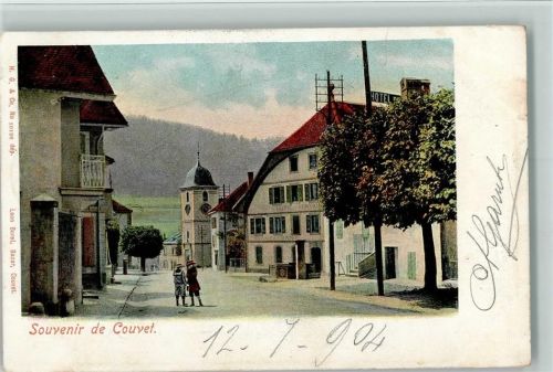 2108 Couvet 1904 - Souvenir de Couvet