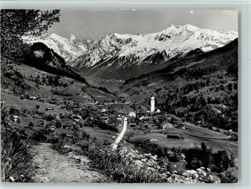 7247 Saas im Prättigau - Blick gegen Klosters und die Silvrettagruppe