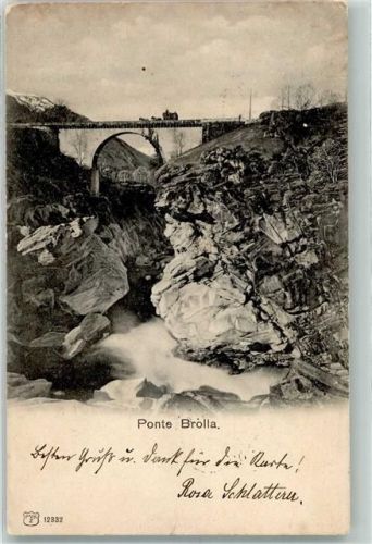 6652 Ponte Brolla Tegna 1905 Gebrauchsspuren