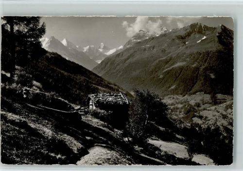 3961 St-Luc - Paysage près St. Luc Besso Gabelhorn Mt. Cervin