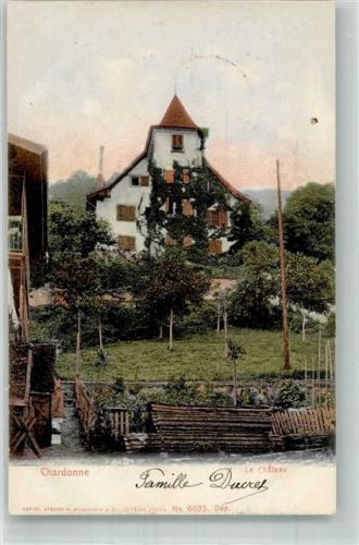 1803 Chardonne 1904 Foto AK Schloss