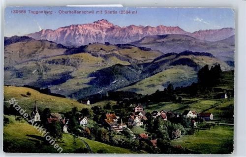 9621 Oberhelfenschwil - Blick mit Säntis