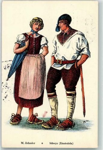 Trachtenpaar Einsiedeln