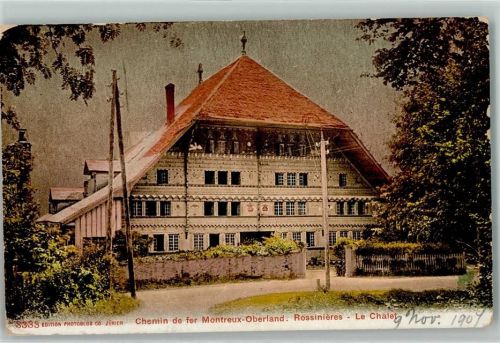 1658 Rossinière Gebrauchsspuren Le Chalet