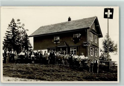 8132 Egg bei Zürich Foto AK Sommerwirtschaft Alp